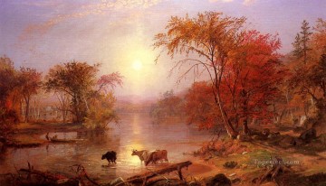 Verano indio Río Hudson Albert Bierstadt Pinturas al óleo